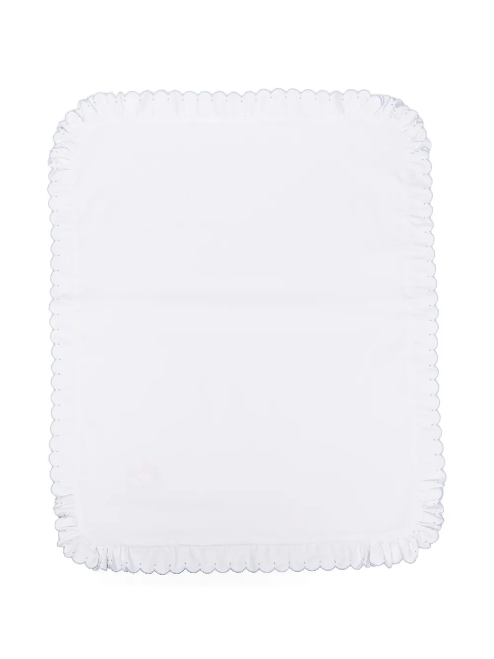 La Stupenderia scalloped-edge blanket - Bianco