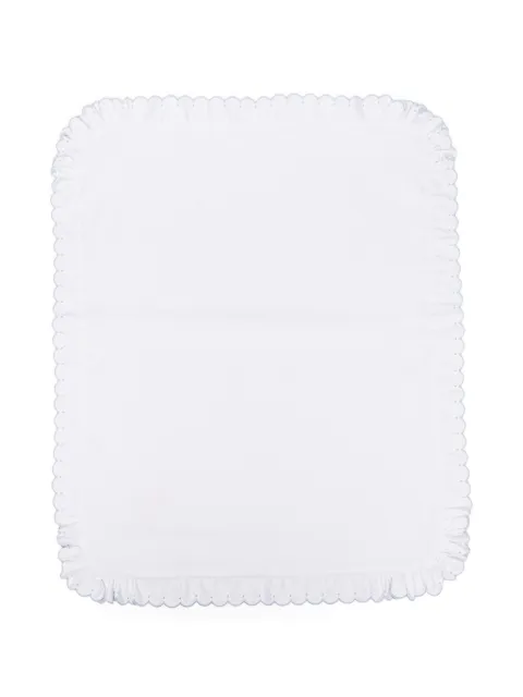La Stupenderia scalloped-edge blanket