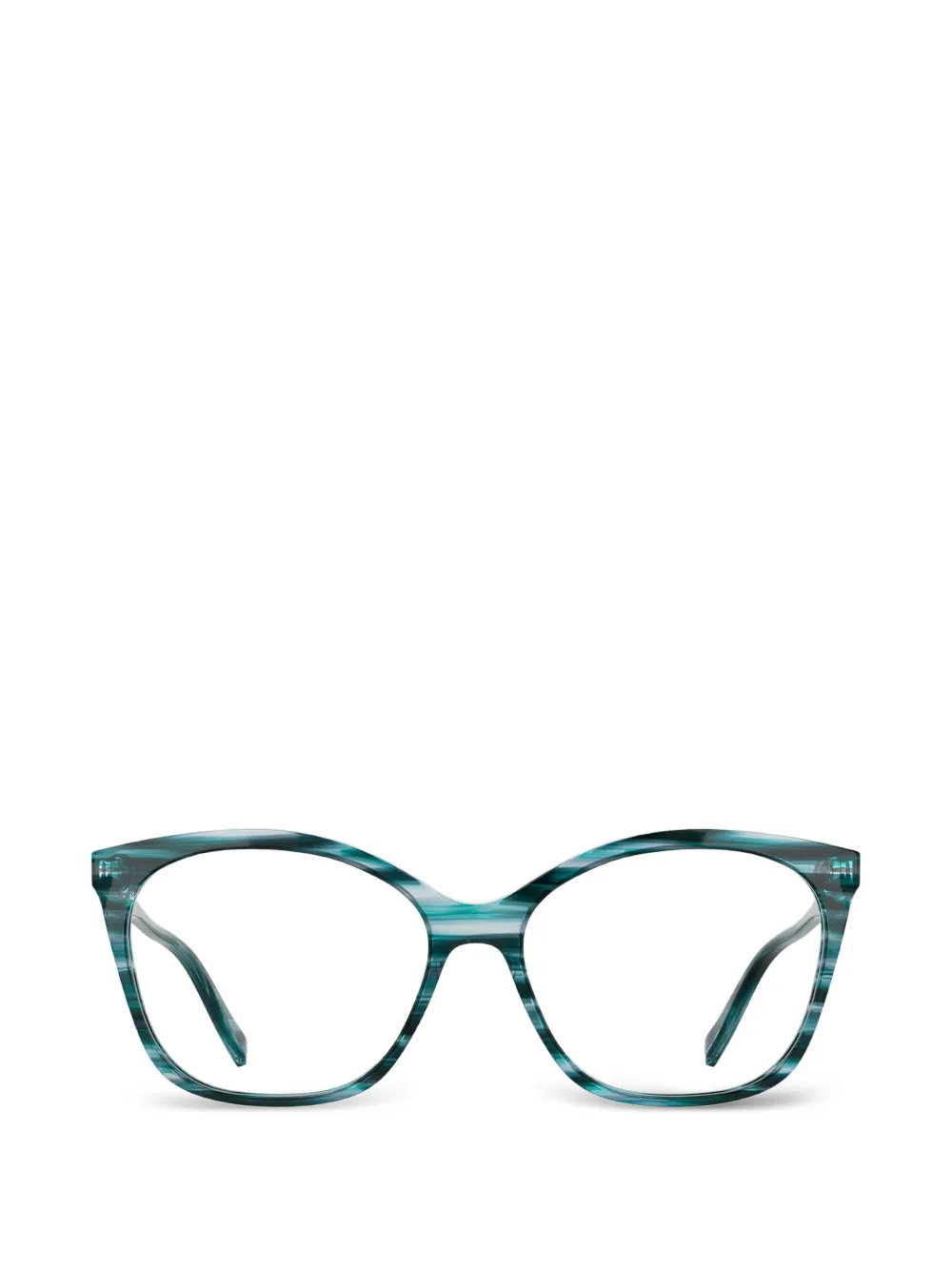 Karl Lagerfeld Brille mit Butterfly-Gestell - Blau