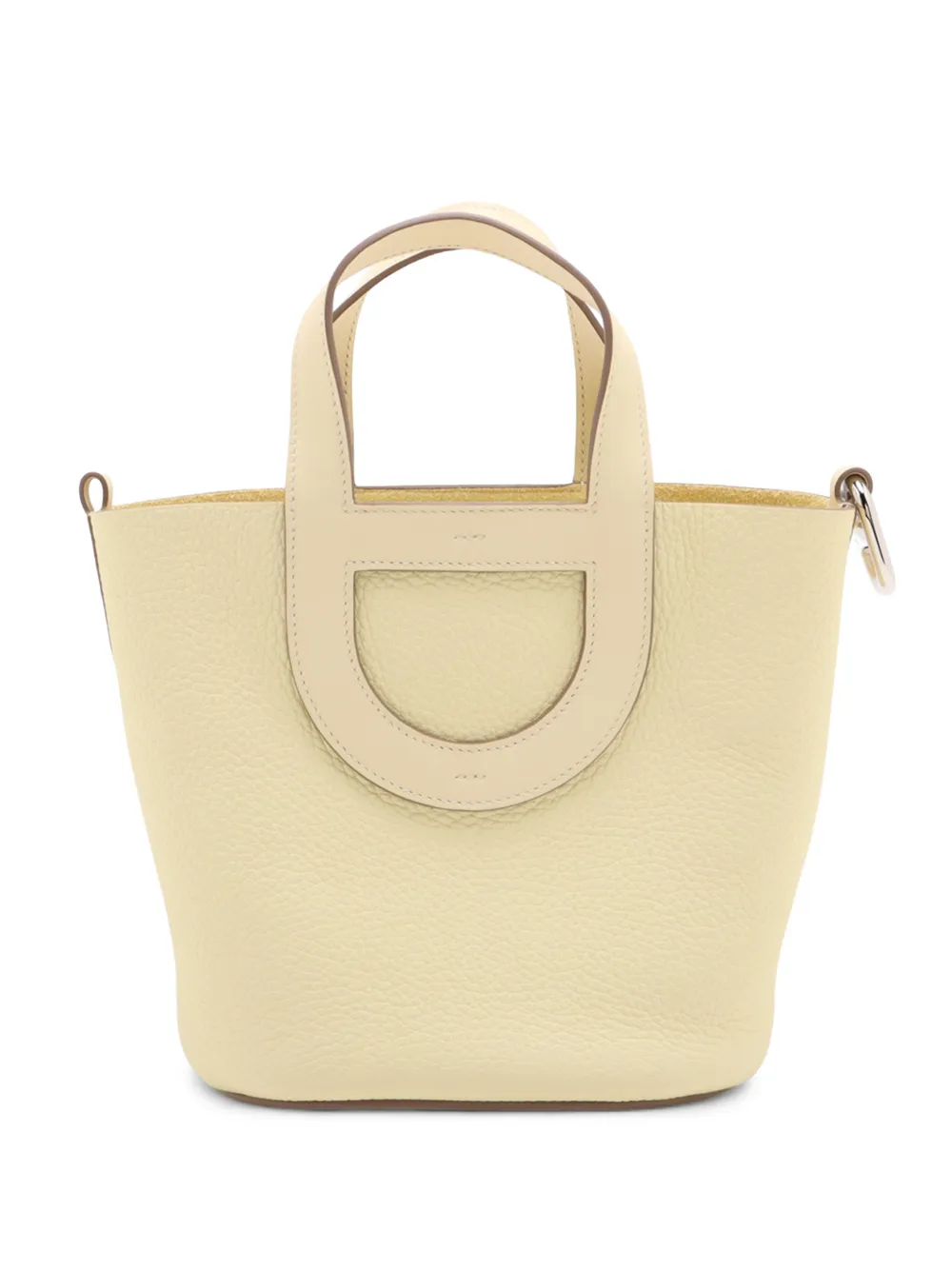 Hermès Pre-Owned Borsa a mano In The Loop 18 in pelle Clemence e Swift 2025 - Giallo