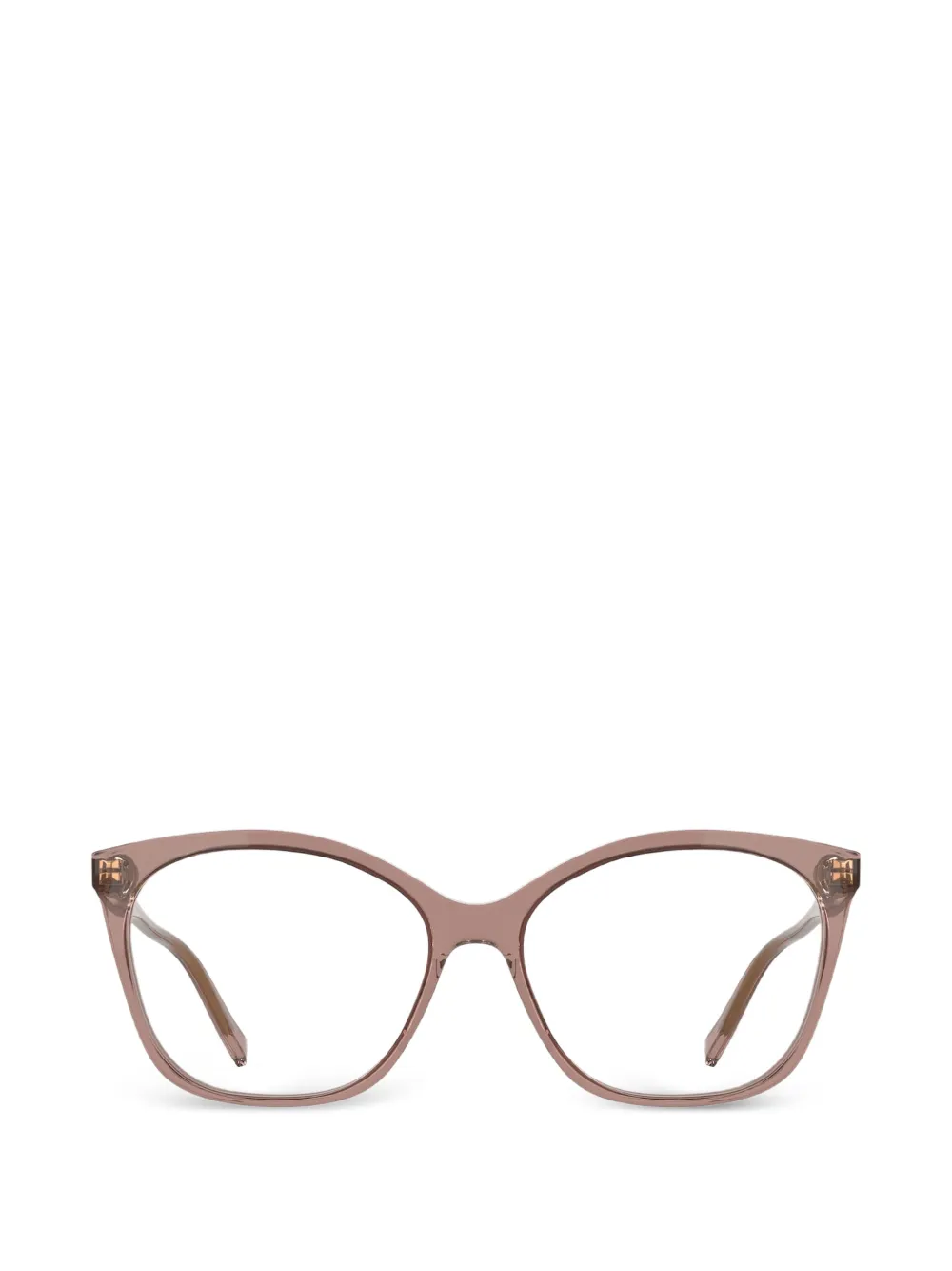 Karl Lagerfeld Brille mit Butterfly-Gestell - Rosa