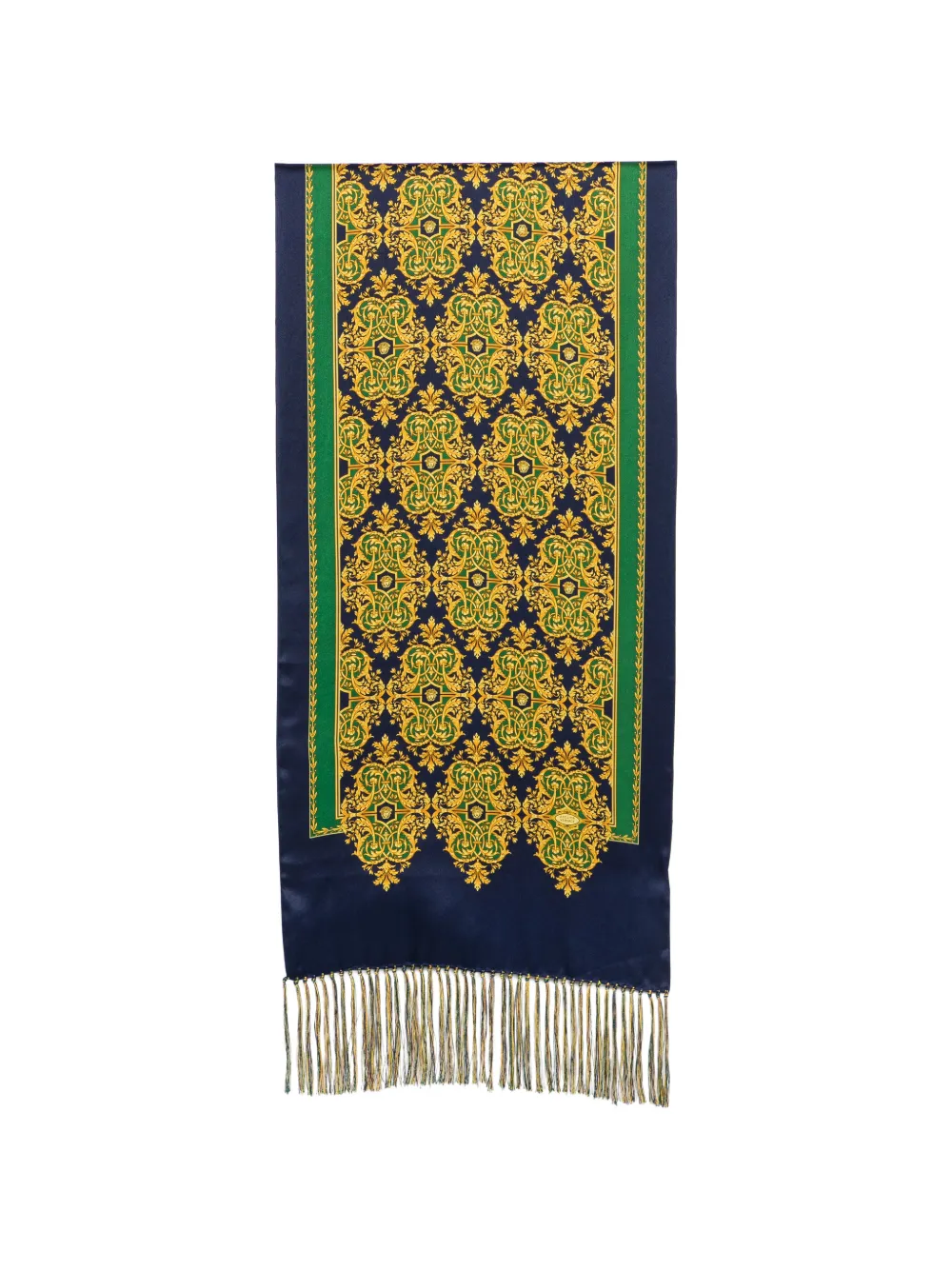 Versace Pre-Owned 2000's 메두사 바로코 프린트 스카프 | 블루 | Image 1