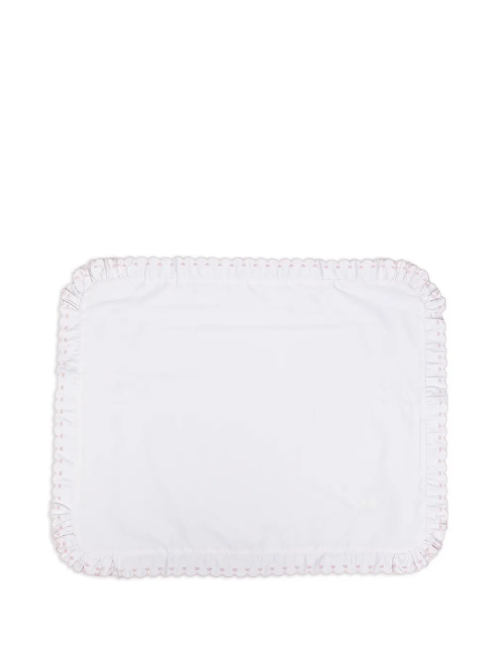 La Stupenderia ruffled-detail blanket - Bianco