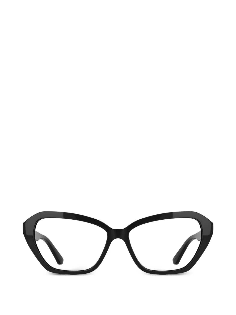 Karl Lagerfeld Brille mit geometrischem Gestell - Schwarz