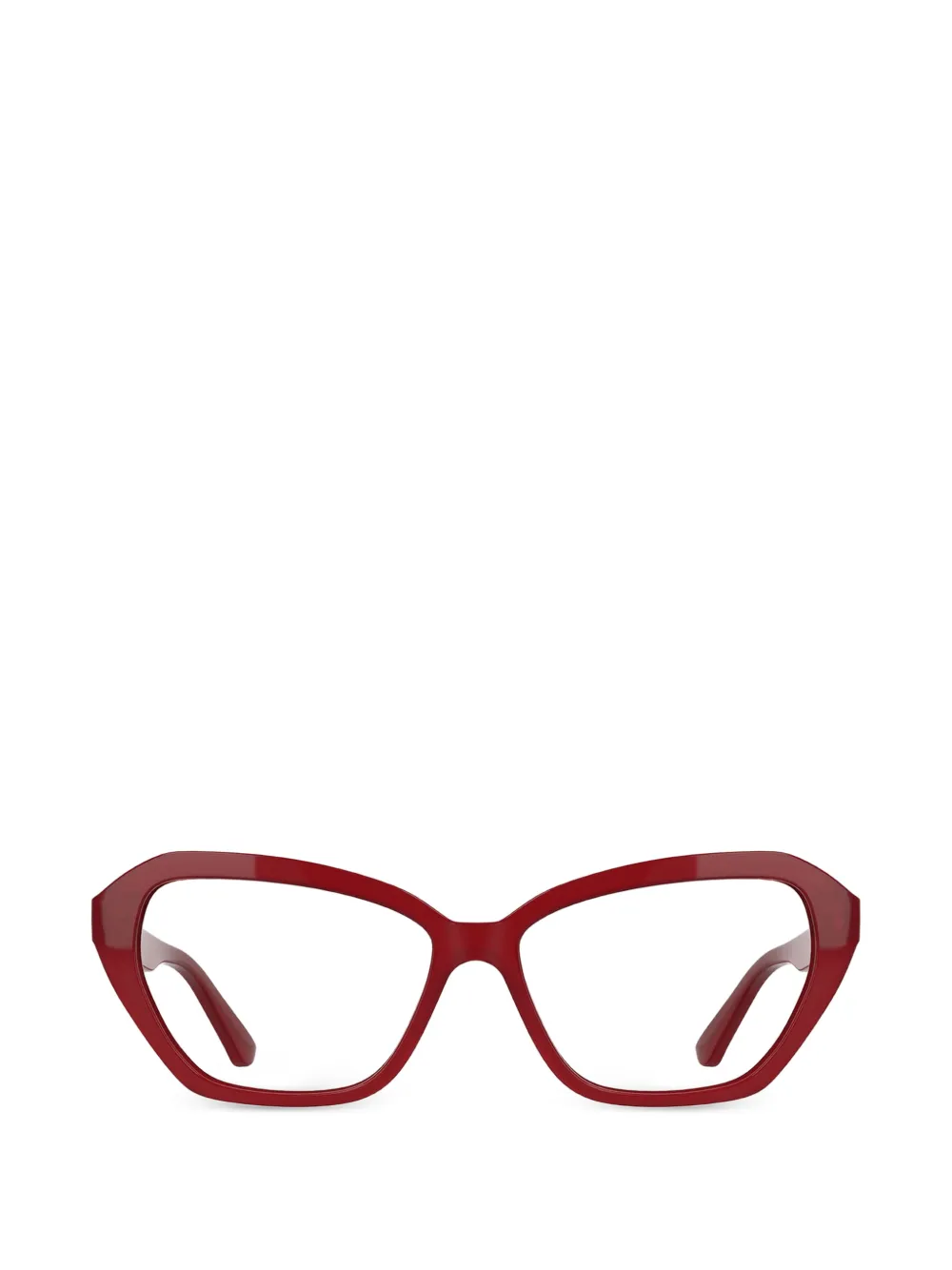 Karl Lagerfeld Brille mit eckigem Gestell - Rot