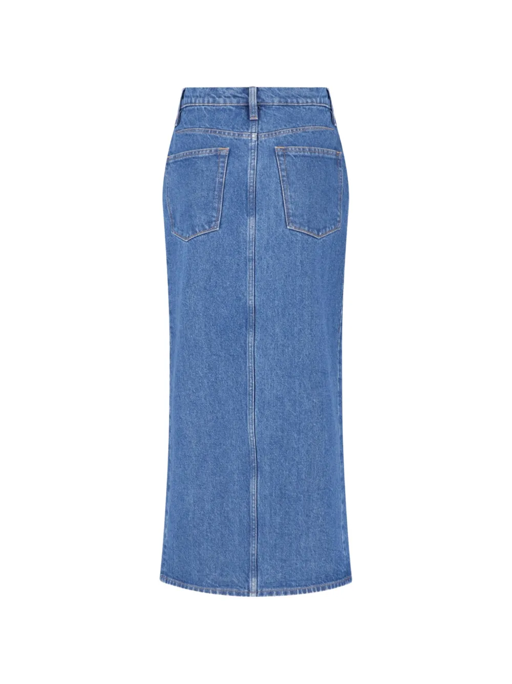  Jil Sander Falda Larga Vaquera - Azul 