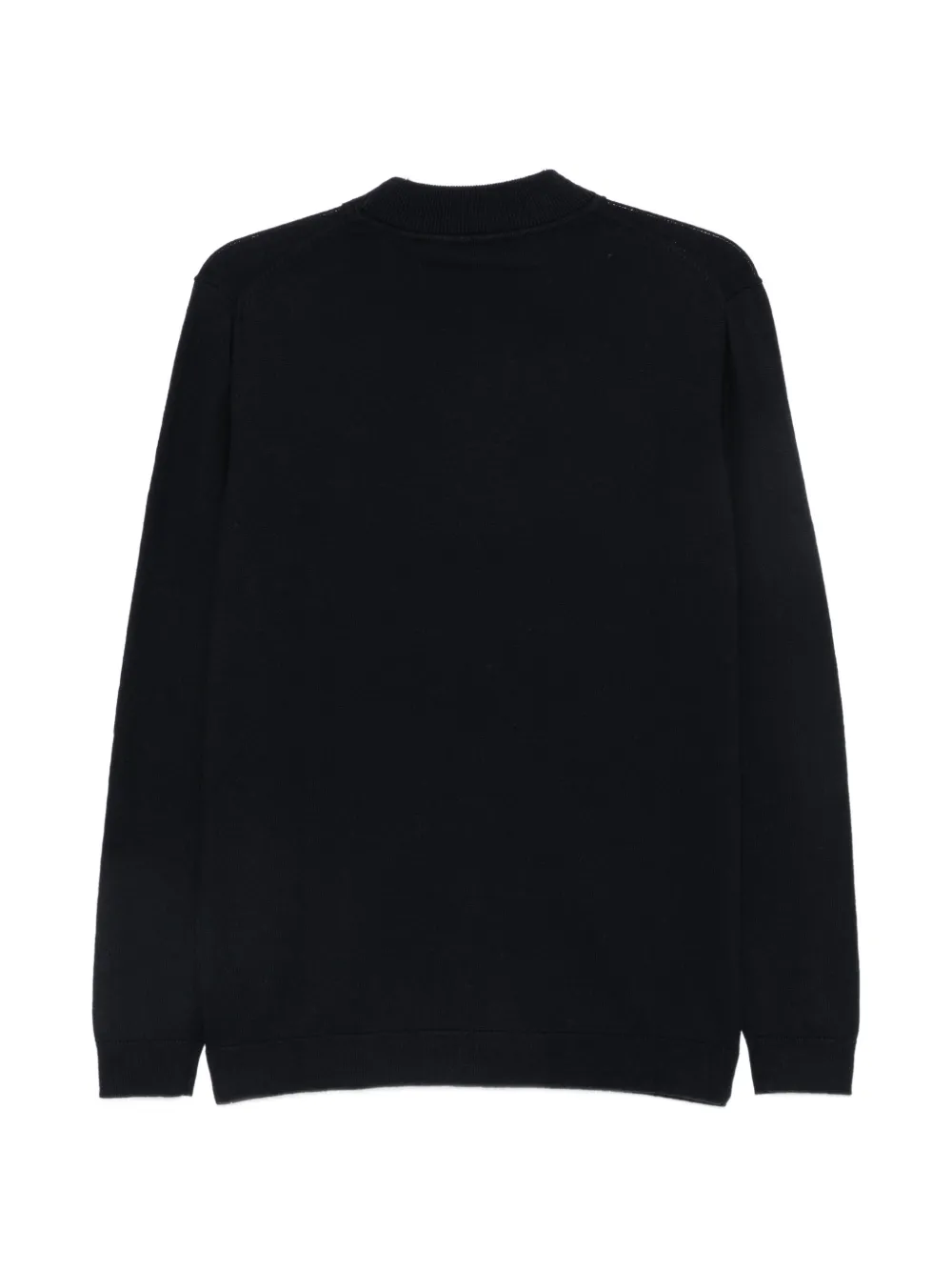 Karl Lagerfeld Trui met geborduurd logo en ronde hals Blauw