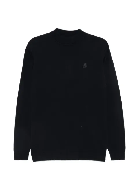 Karl Lagerfeld logo-embroidered crew-neck sweater