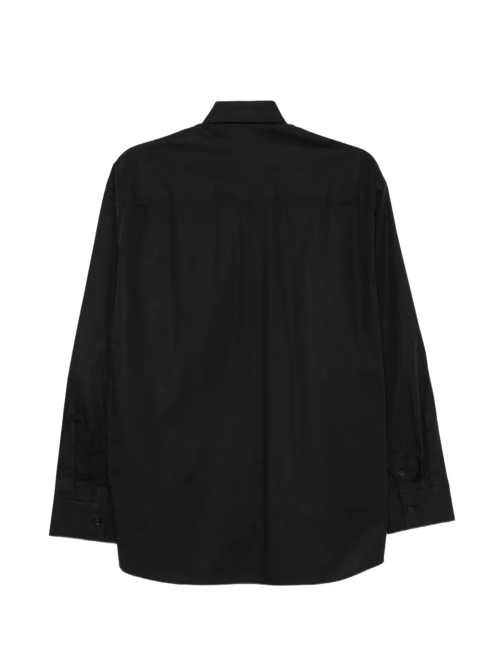Karl Lagerfeld logo-detail loose-fit shirt Zwart