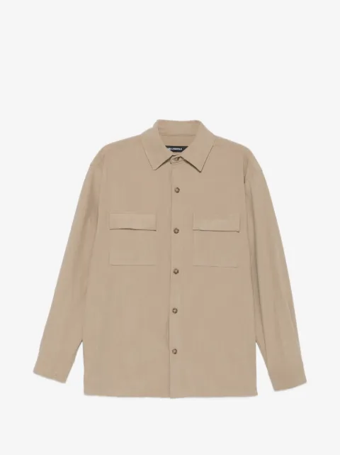 Karl Lagerfeld sobrecamisa con efecto de pana