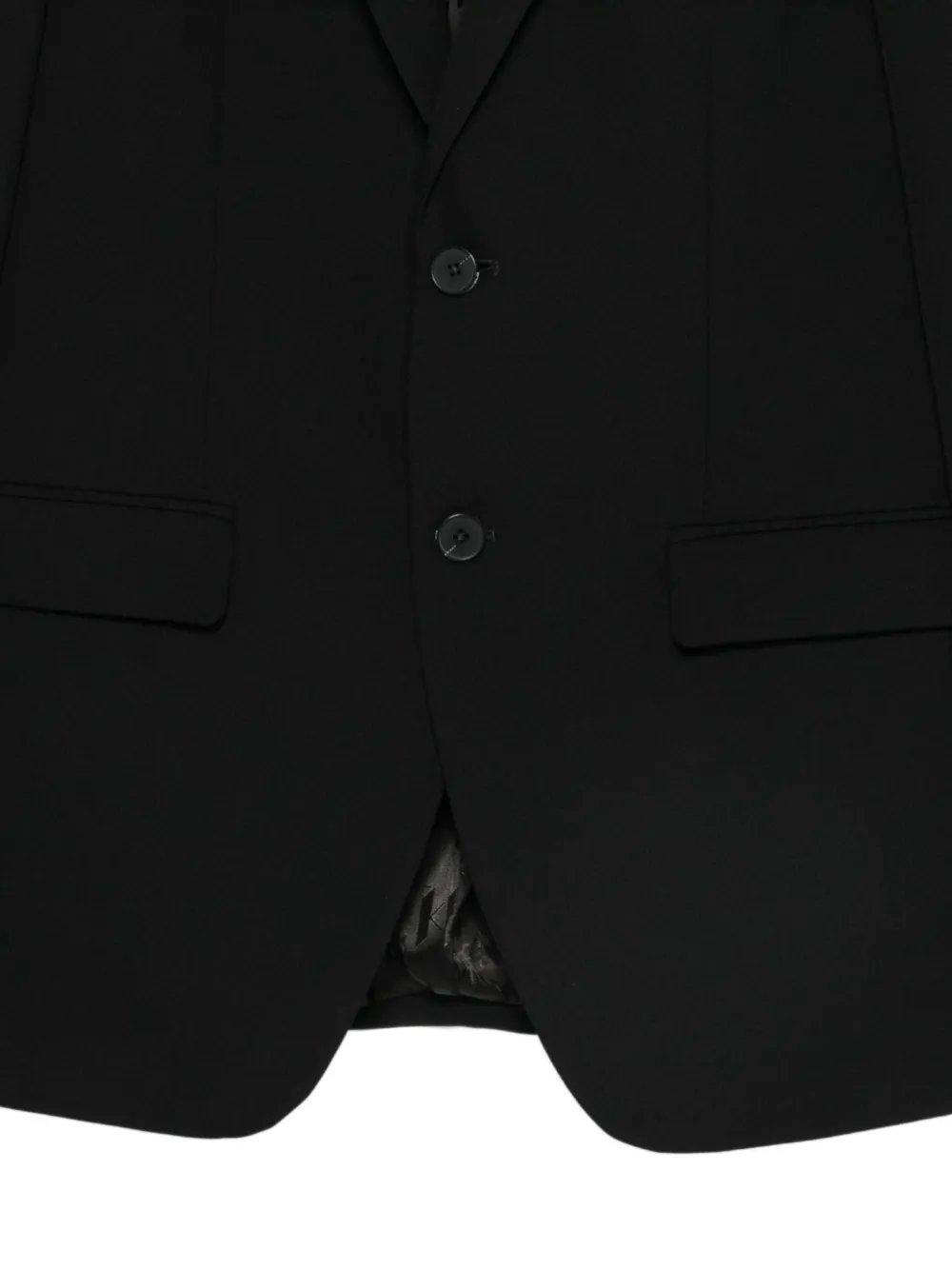 Karl Lagerfeld Blazer met enkele rij knopen Zwart