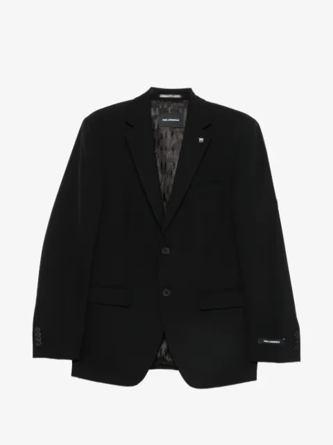 Karl Lagerfeld single-breasted buttoned blazer