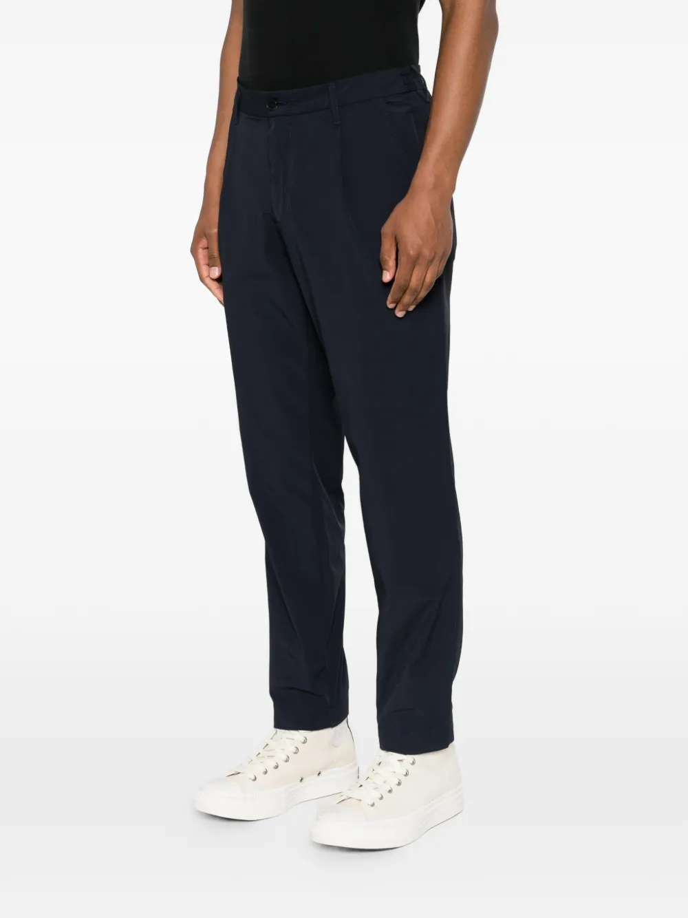 Karl Lagerfeld Broek met toelopende pijpen Blauw