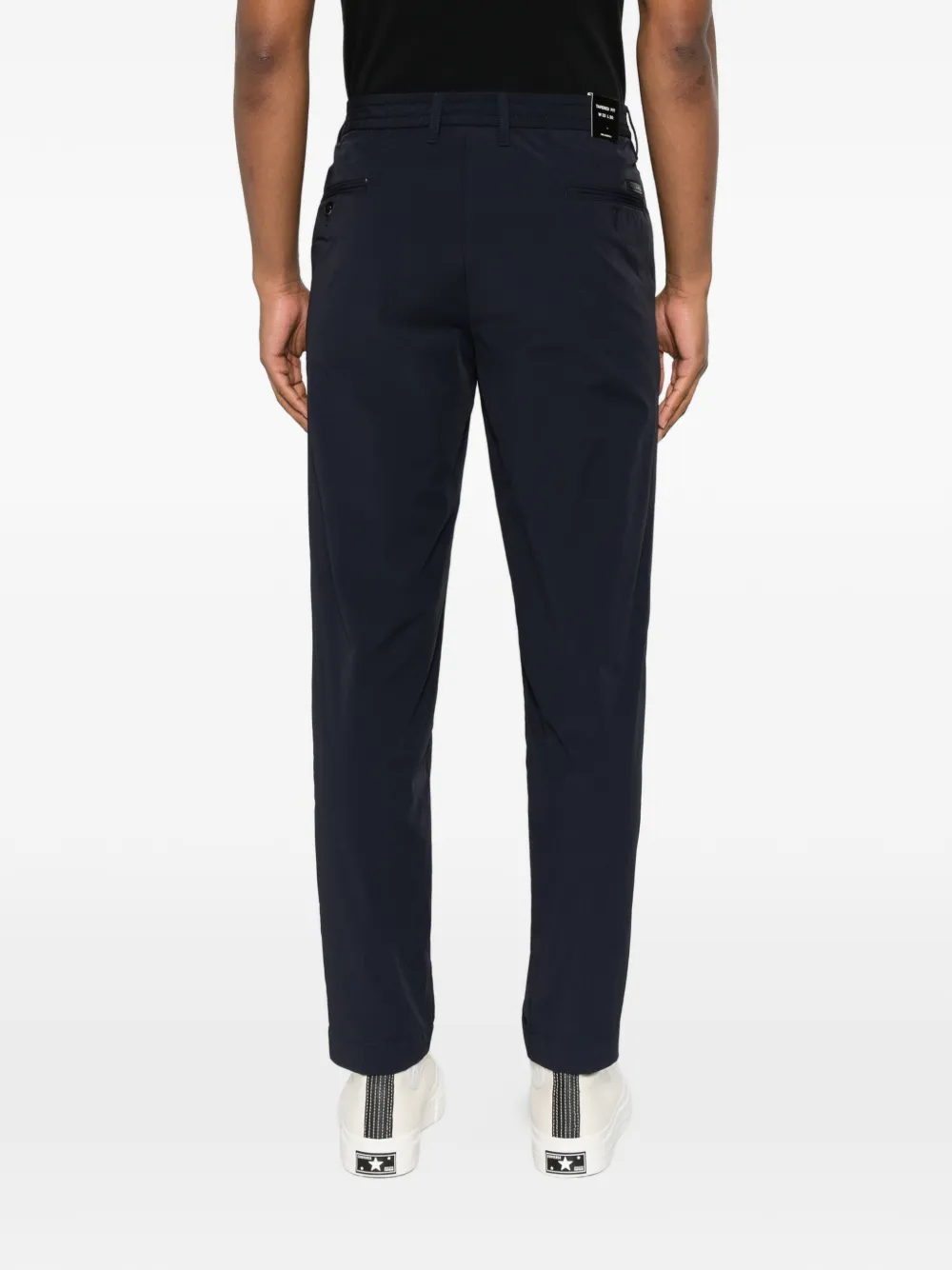 Karl Lagerfeld Broek met toelopende pijpen Blauw