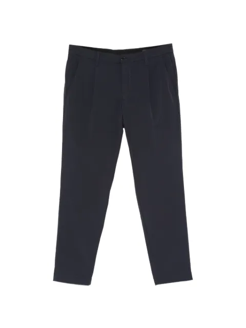Karl Lagerfeld logo-plaque tapered trousers