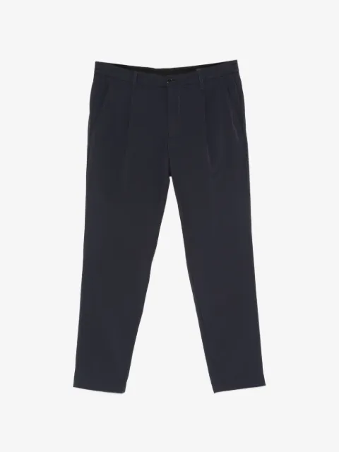 Karl Lagerfeld logo-plaque tapered trousers