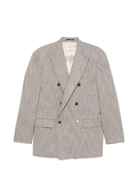 Karl Lagerfeld double-breasted peaked-lapel blazer