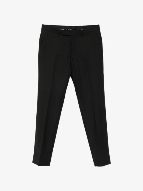 Karl Lagerfeld pressed-crease belt-loop trousers