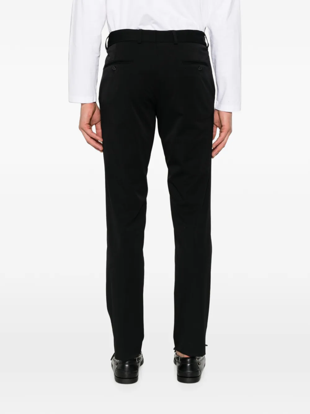 Karl Lagerfeld Broek met elastische tailleband Zwart