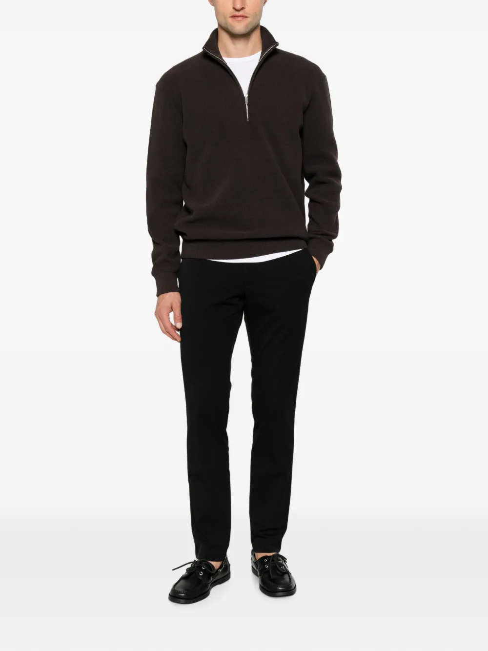 Karl Lagerfeld Broek met elastische tailleband Zwart