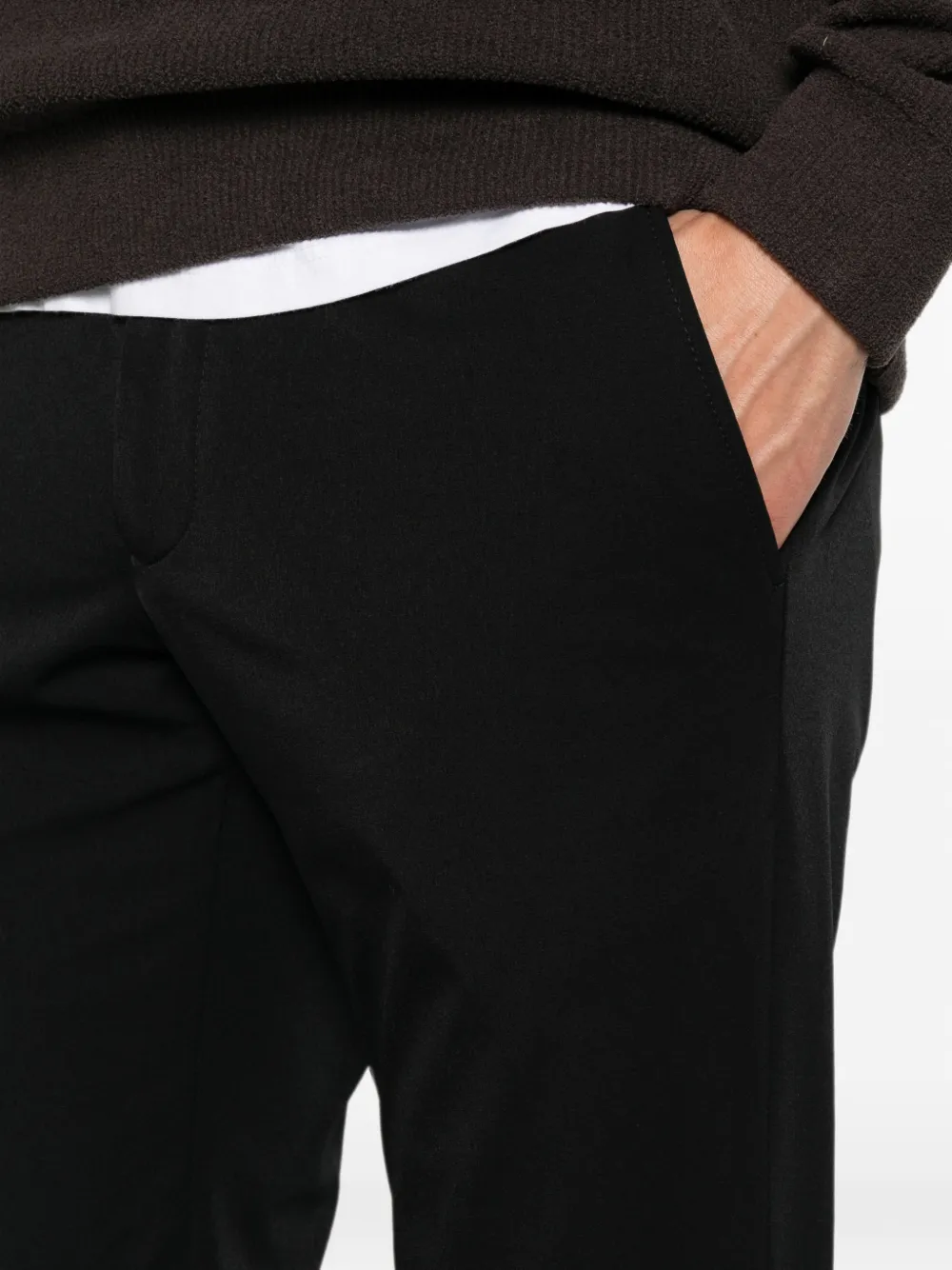 Karl Lagerfeld Broek met elastische tailleband Zwart