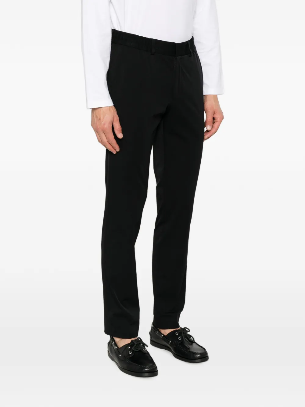 Karl Lagerfeld Broek met elastische tailleband Zwart