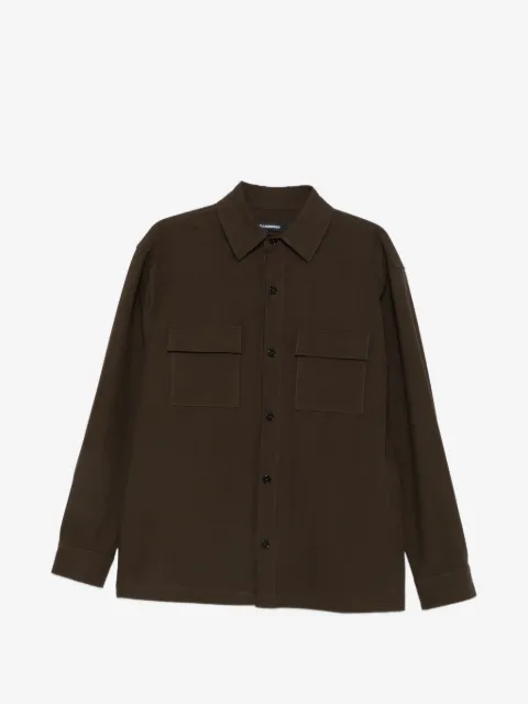 Karl Lagerfeld sobrecamisa con bolsillos y solapa