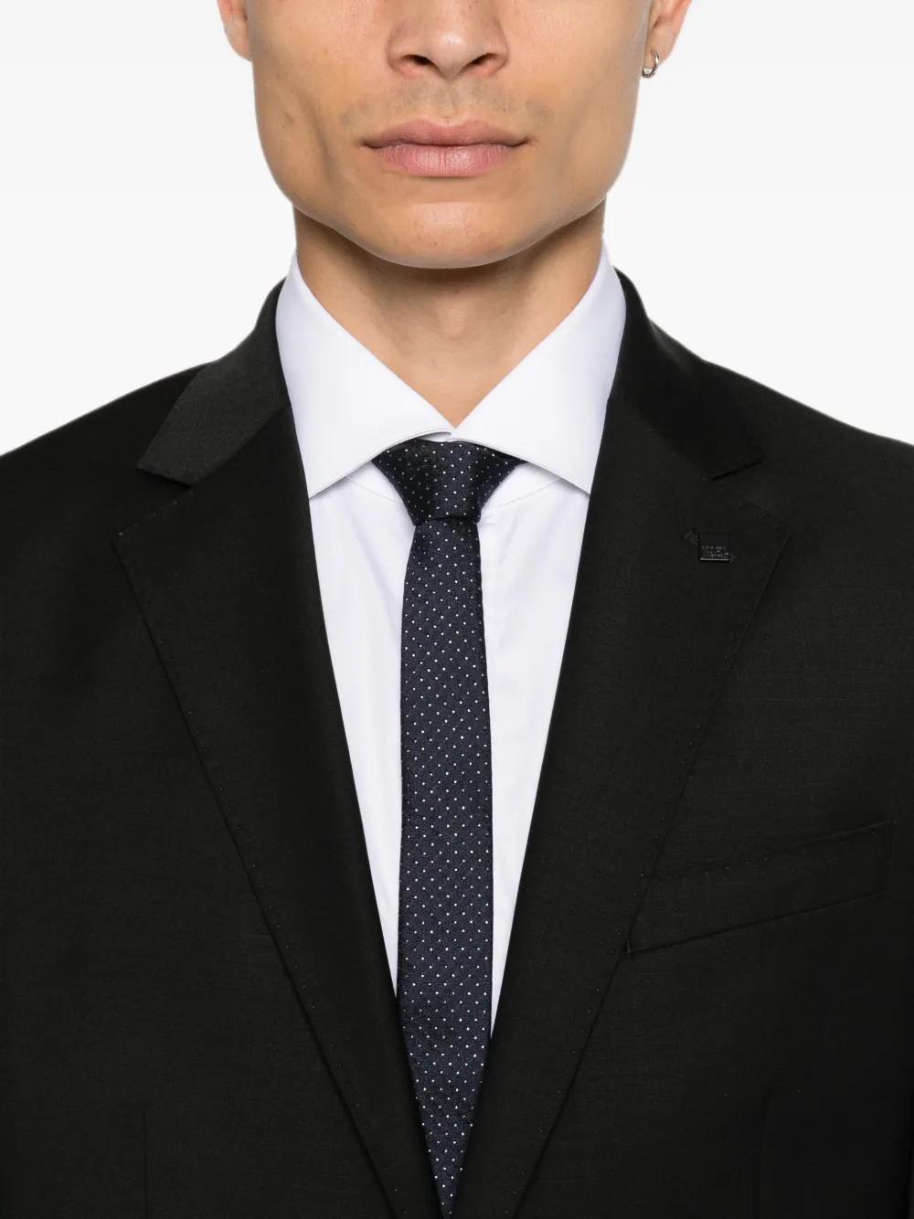 Karl Lagerfeld Blazer met enkele rij knopen Zwart