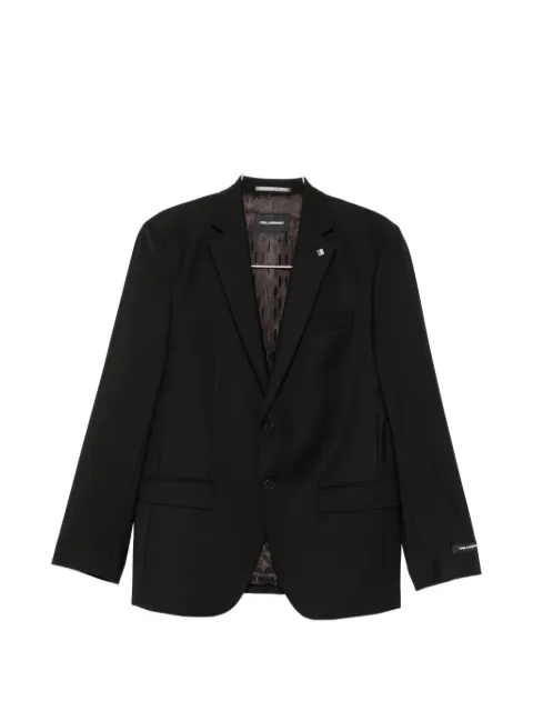 Karl Lagerfeld single-breasted buttoned blazer