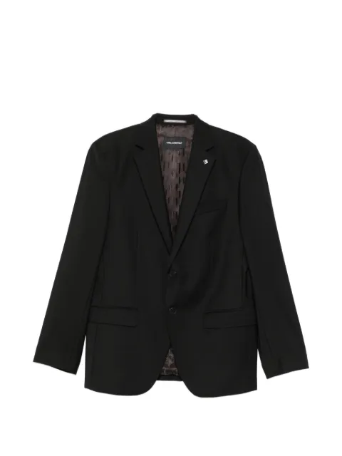 Karl Lagerfeld single-breasted buttoned blazer