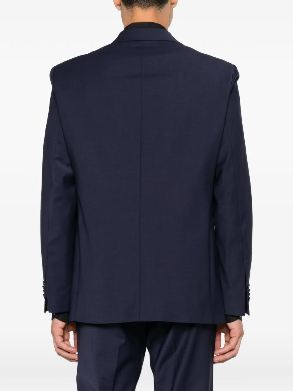 Karl Lagerfeld Blazer met enkele rij knopen Blauw