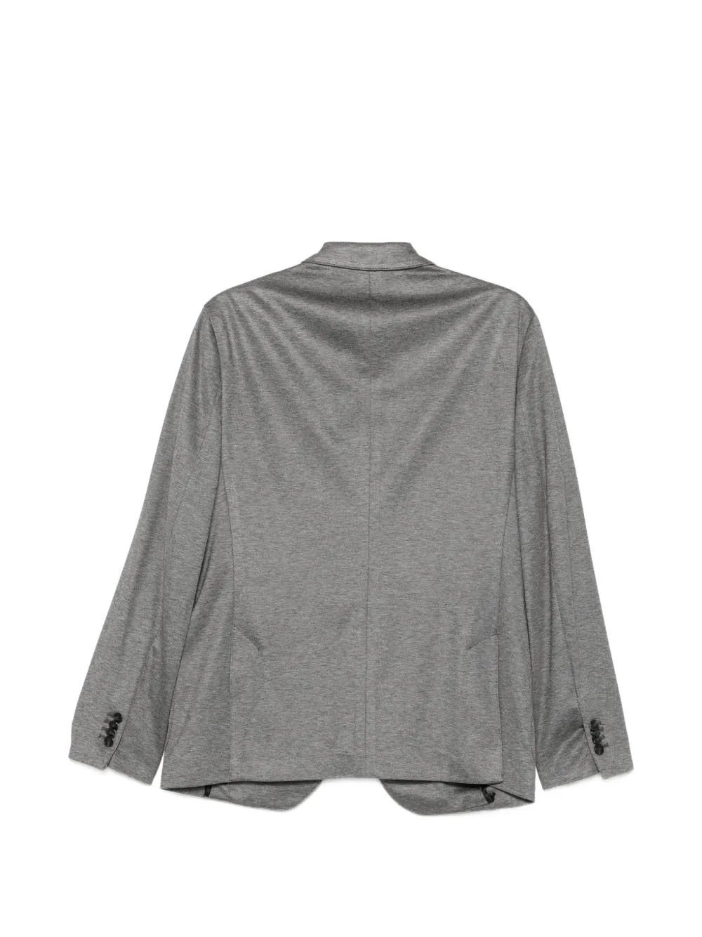 Karl Lagerfeld Blazer met enkele rij knopen en gekerfde revers Grijs