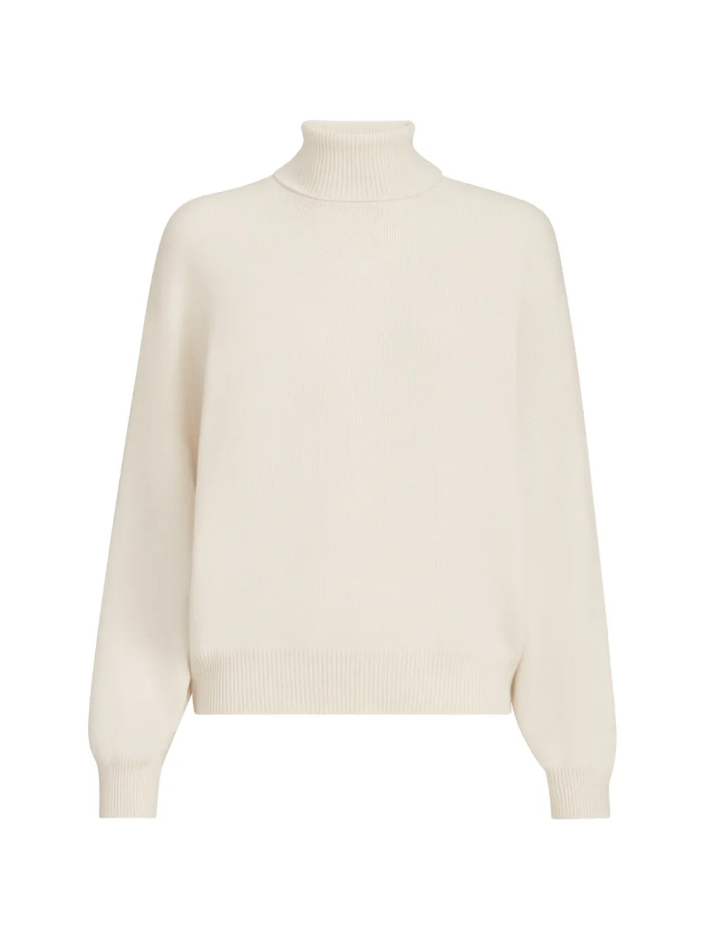 Brunello Cucinelli cashmere turtleneck sweater with monili - Nude