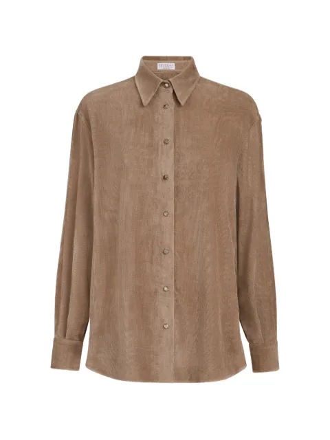 Brunello Cucinelli camisa con botones