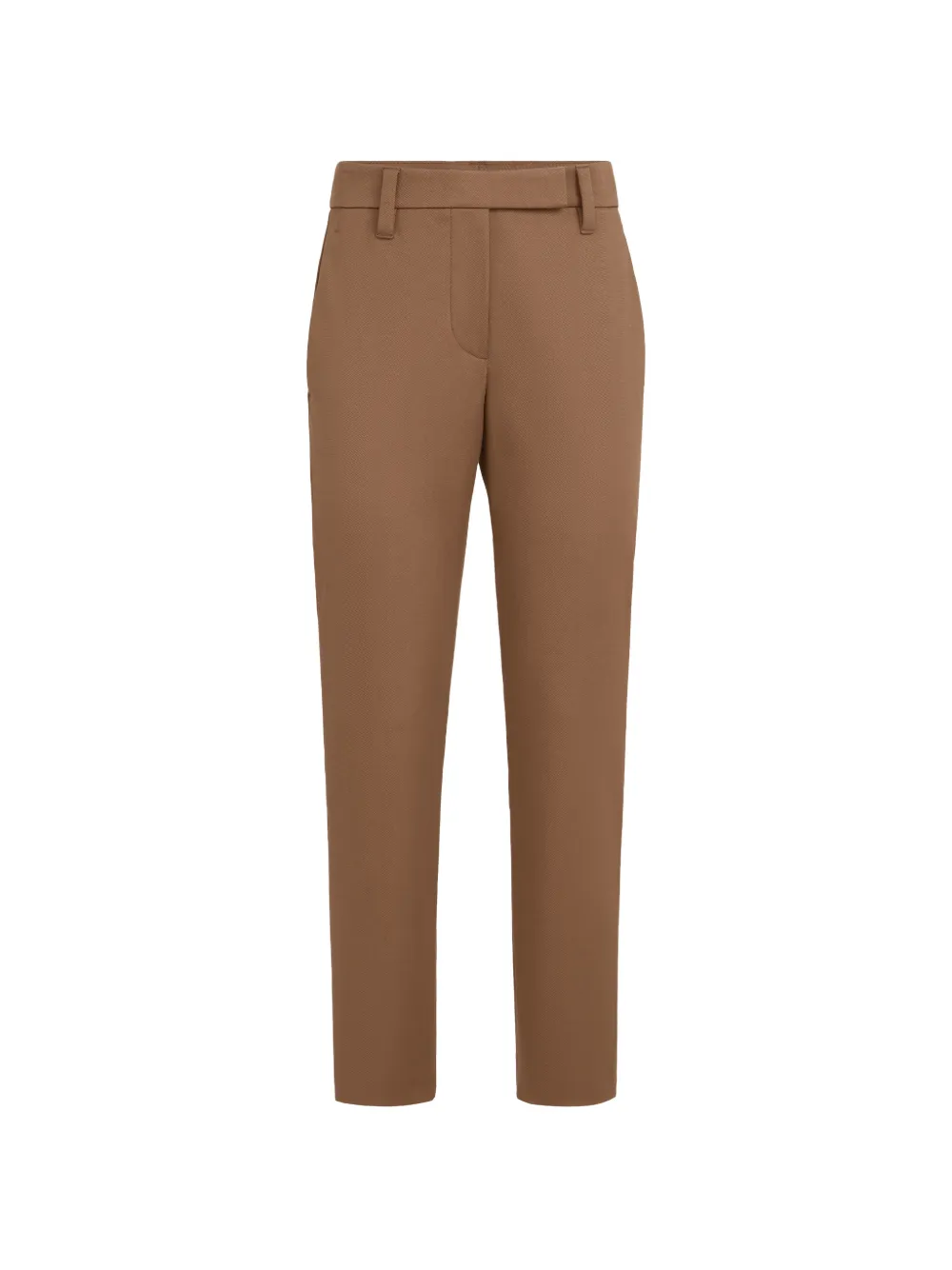 Brunello Cucinelli stretch cotton slim fit trousers - Braun