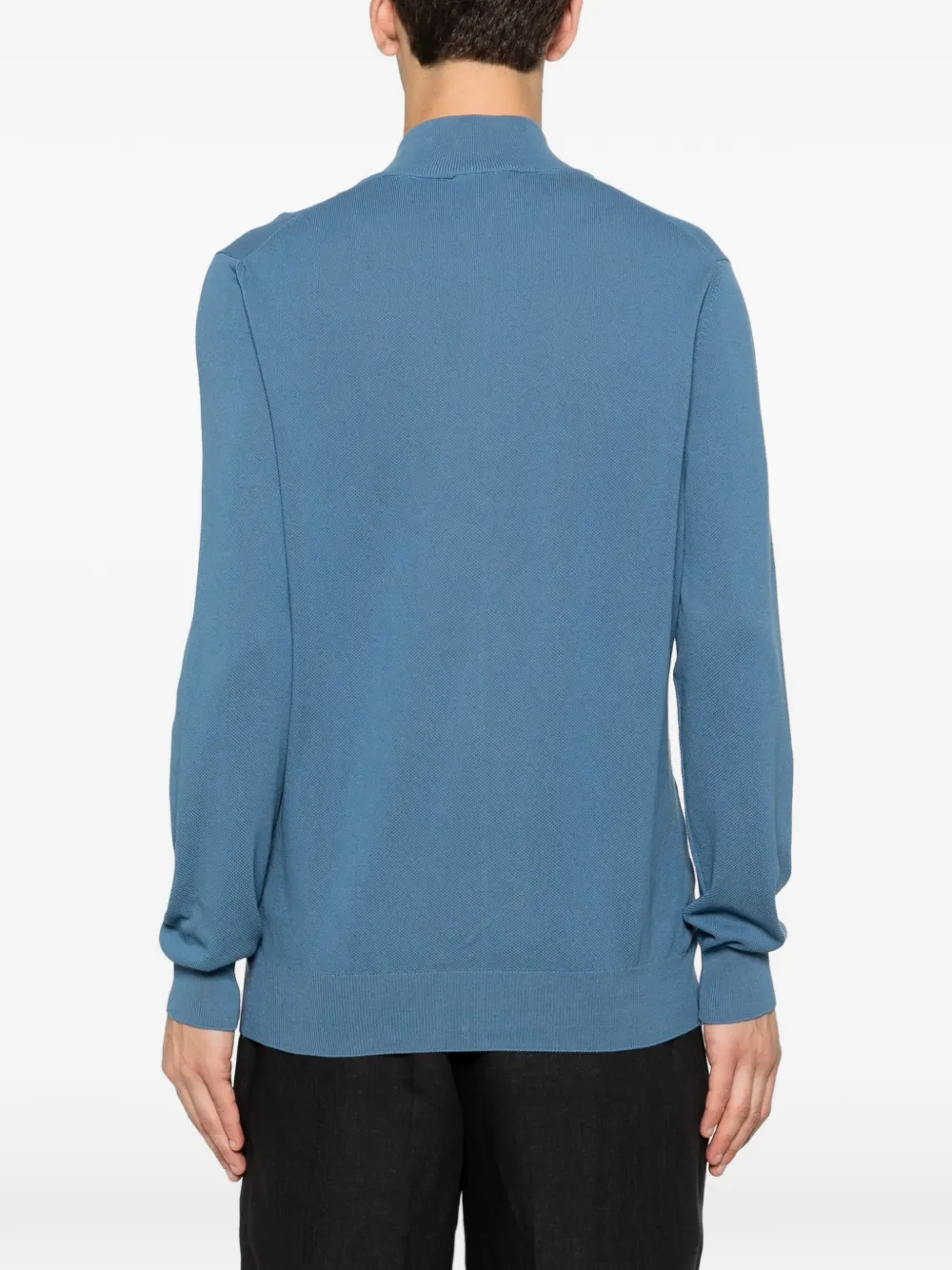 Gran Sasso Sweater met rits Blauw