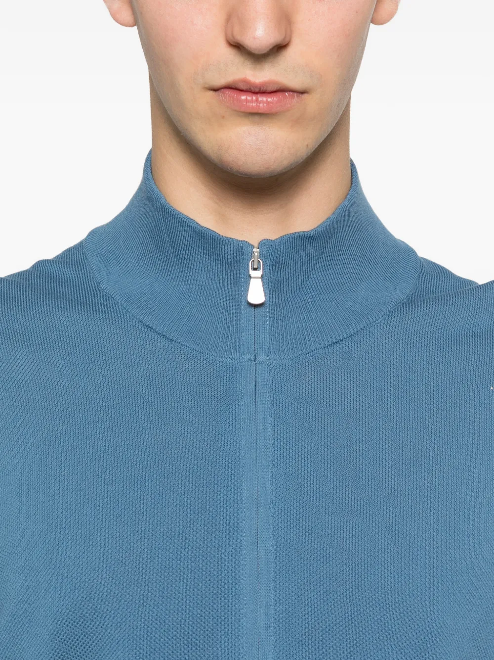 Gran Sasso Sweater met rits Blauw