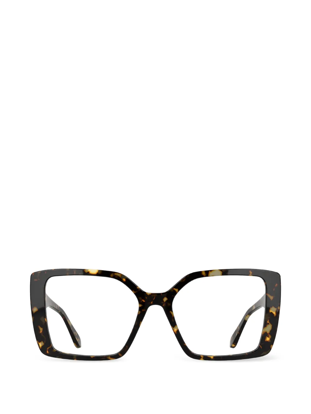 Karl Lagerfeld Brille mit Butterfly-Gestell - Braun