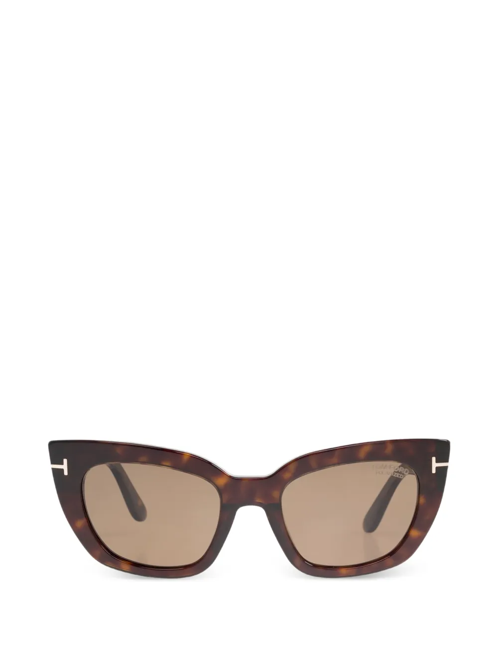 TOM FORD Eyewear Cat-Eye-Sonnenbrille in Schildpattoptik - Schwarz