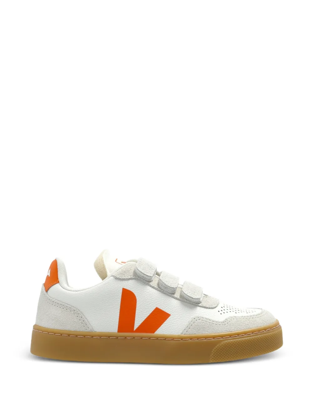 VEJA Kids V-90 touch-strap sneakers Wit