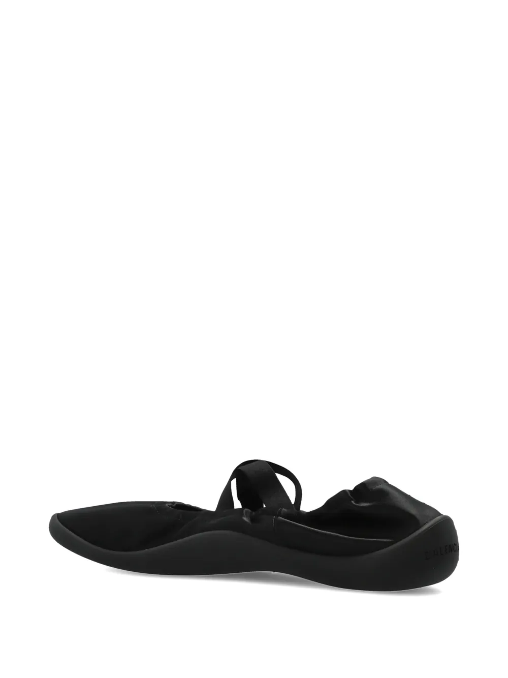 Balenciaga Shibuya cross-strap ballet flats Zwart