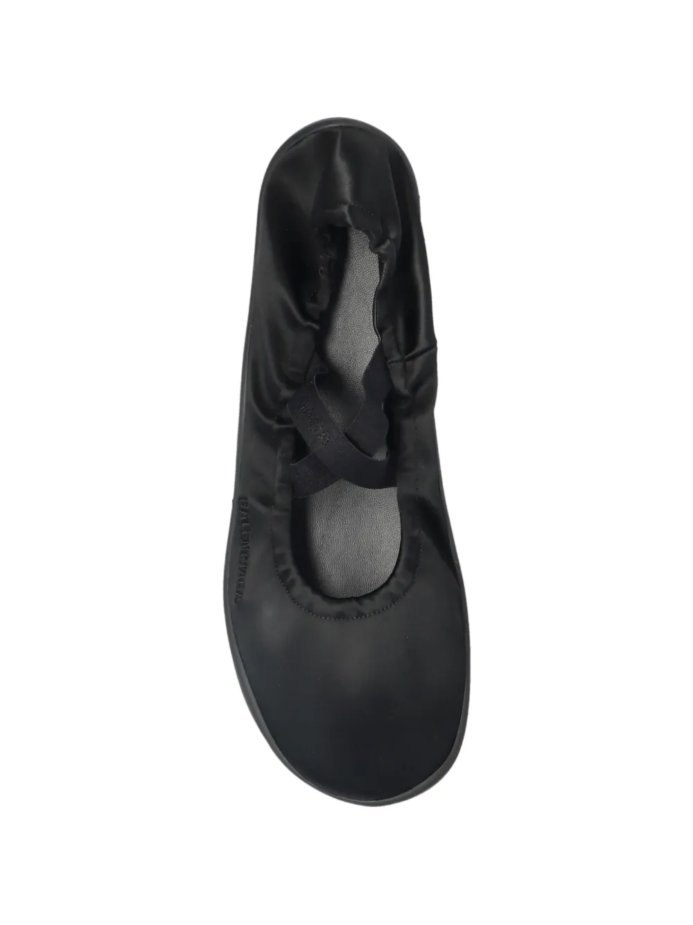 Balenciaga Shibuya cross-strap ballet flats Zwart