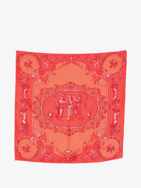 Versace Pre-Owned mascada con estampado Barocco 2000