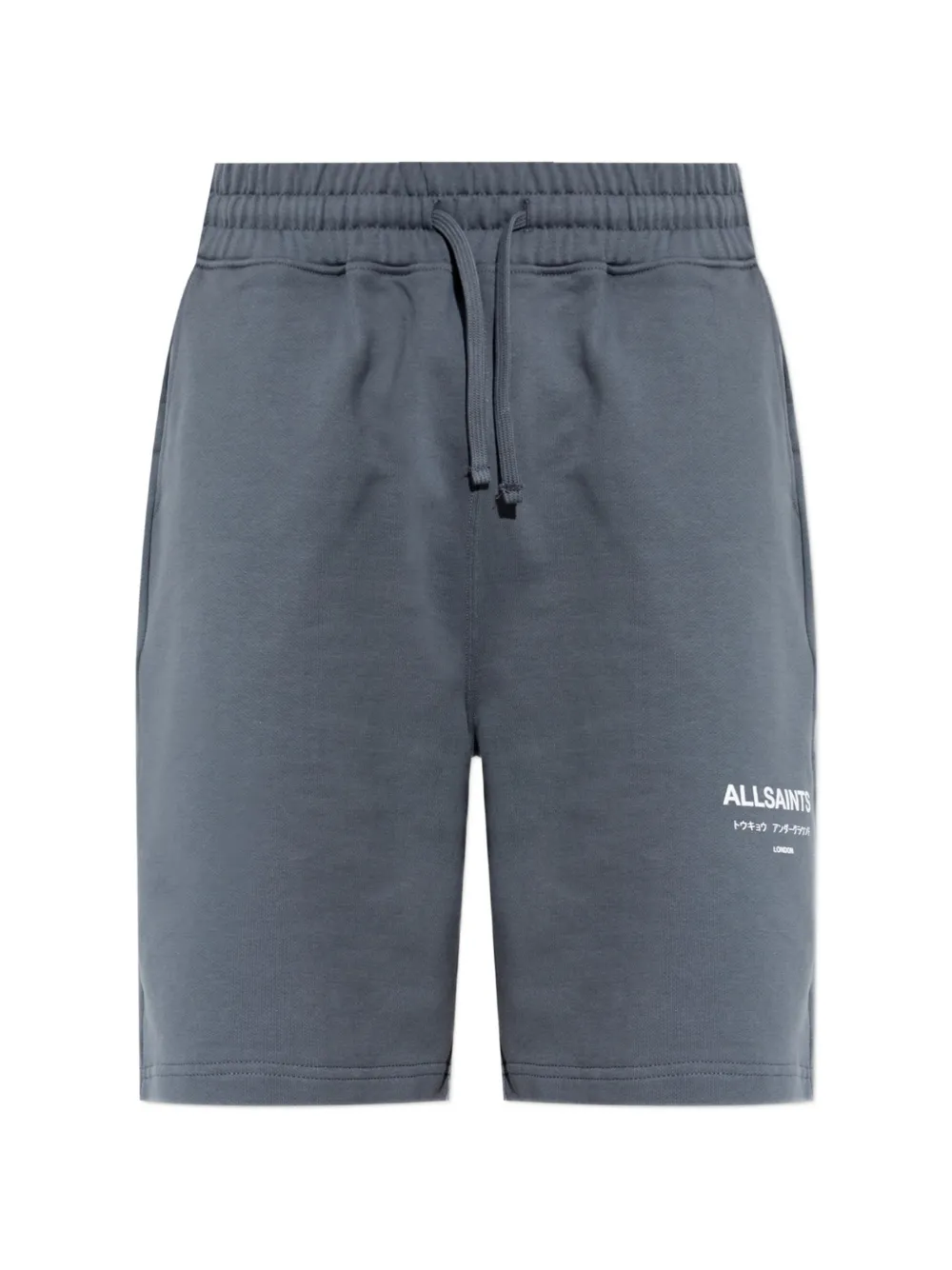AllSaints Shorts Underground con logo - Blu