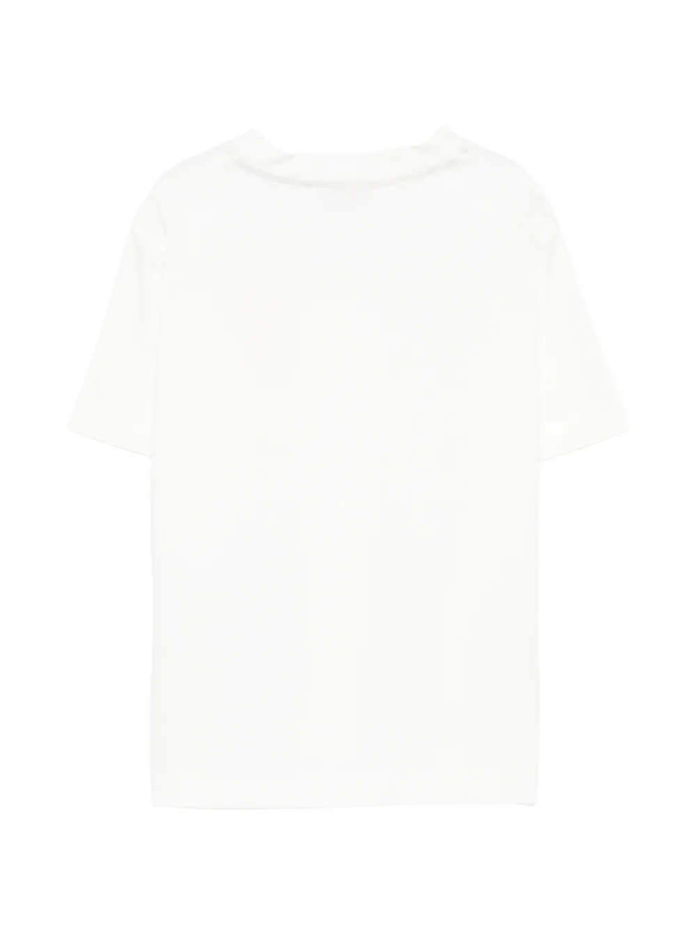 Roberto Cavalli Junior T-shirt met geborduurd logo Wit