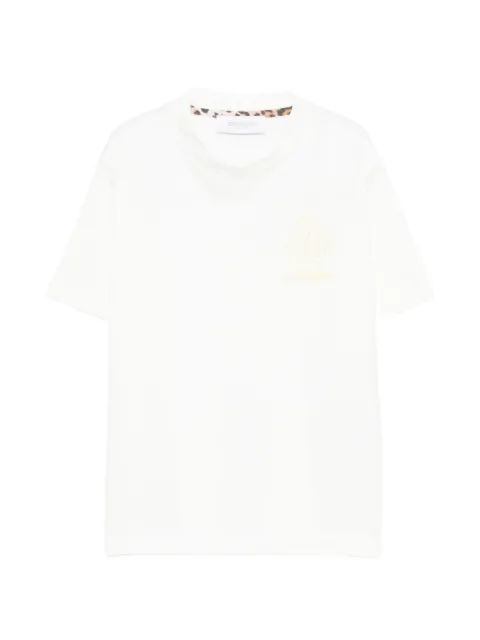 Roberto Cavalli Junior logo-embroidered T-shirt