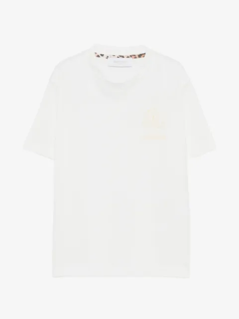 Roberto Cavalli Junior T-shirt med logobroderi
