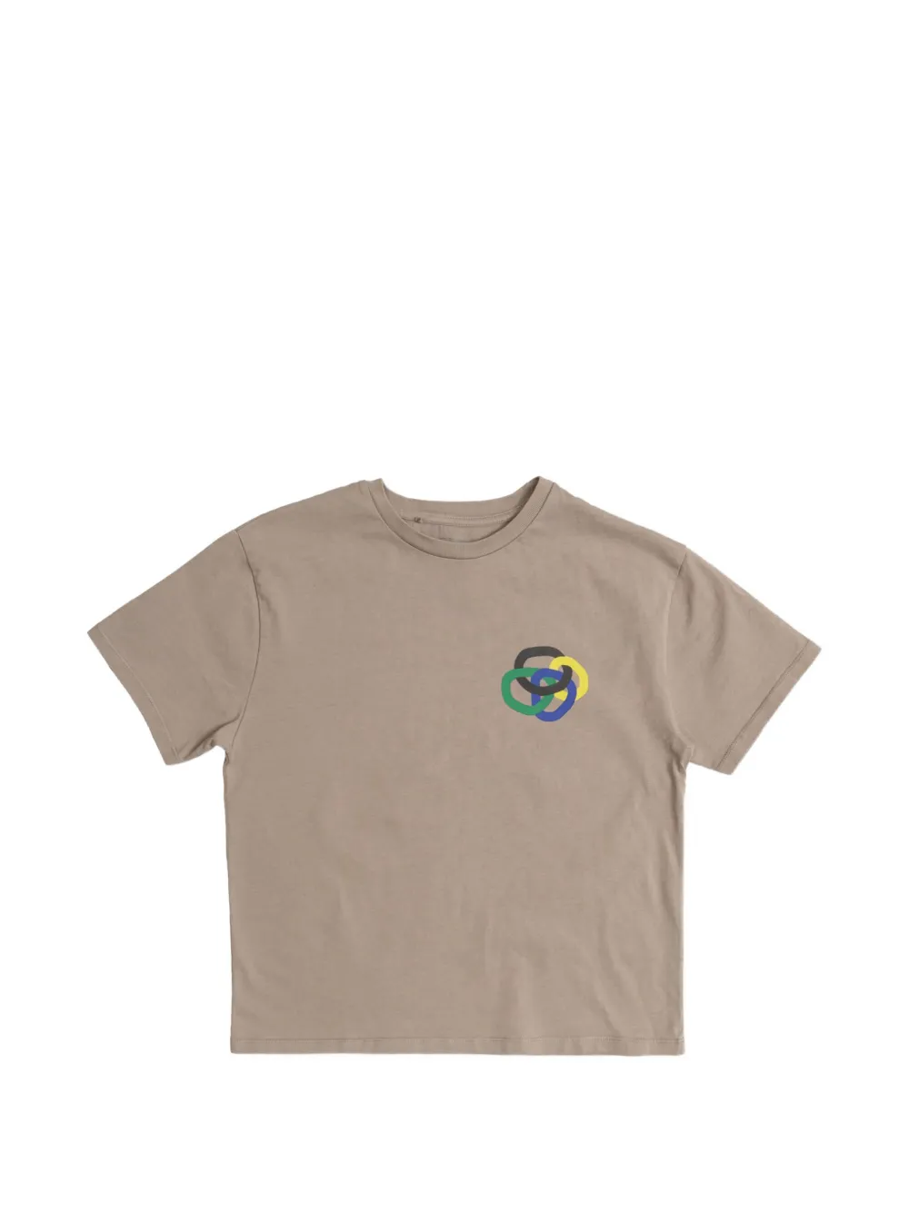 American Vintage Kids graphic-print T-shirt - Toni neutri