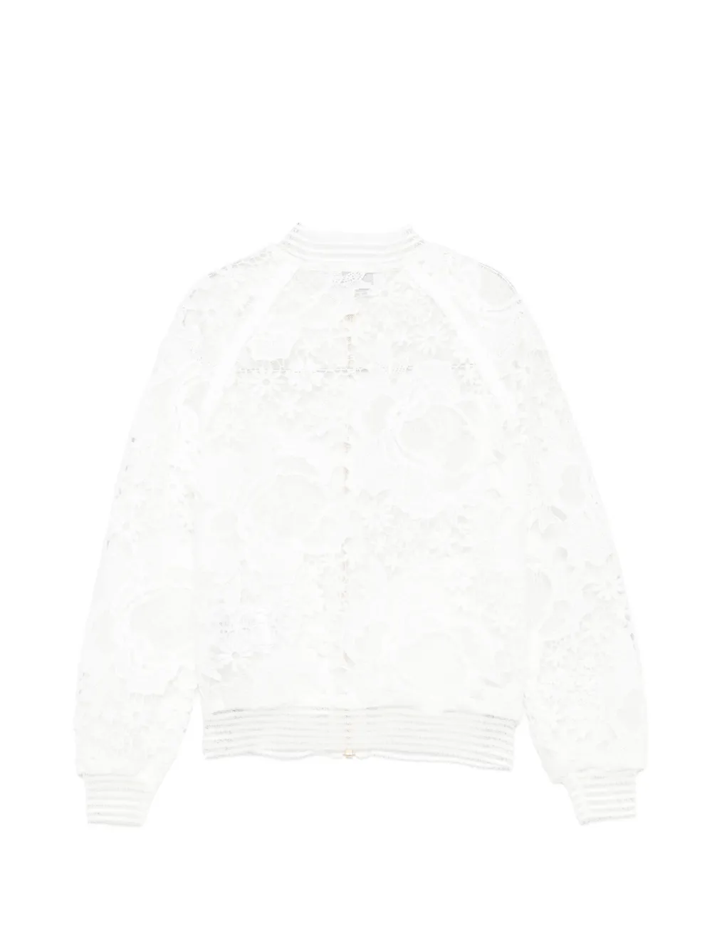 Roberto Cavalli Junior Jack met bloemenkant Wit