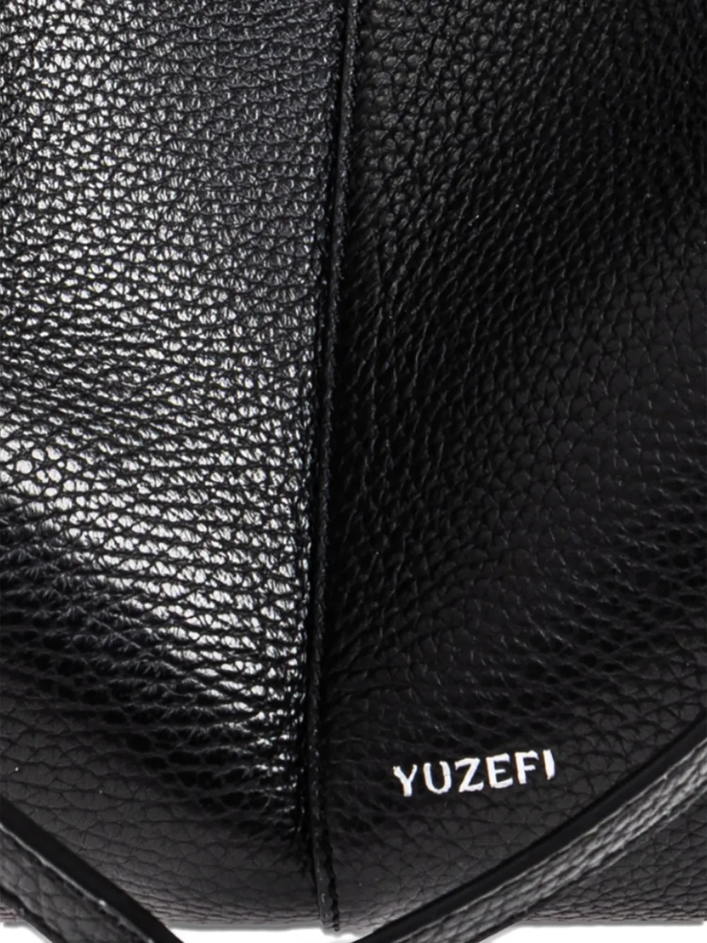 Yuzefi Mochi geknoopte leren boekentas Zwart